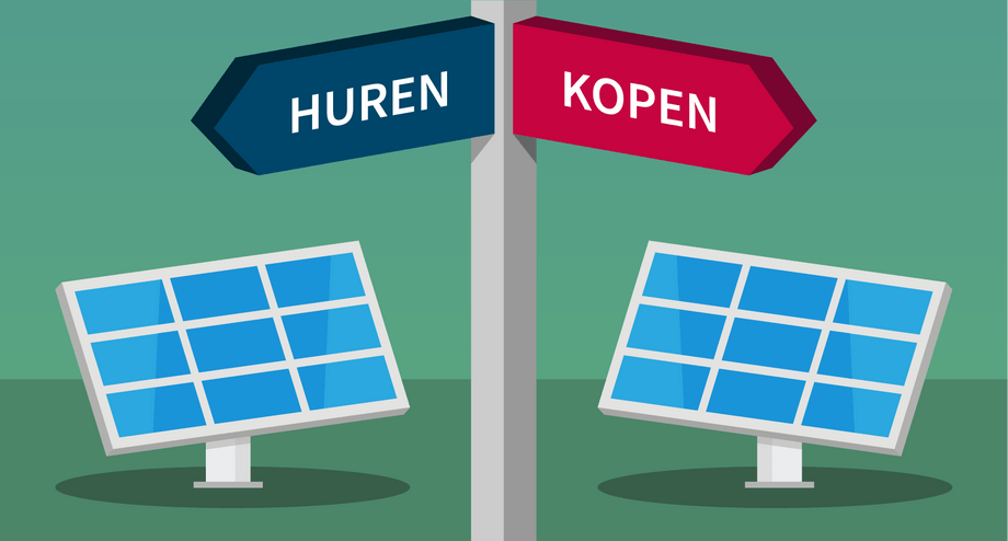 Zonnepanelen huren of kopen? Wat is het verschil?