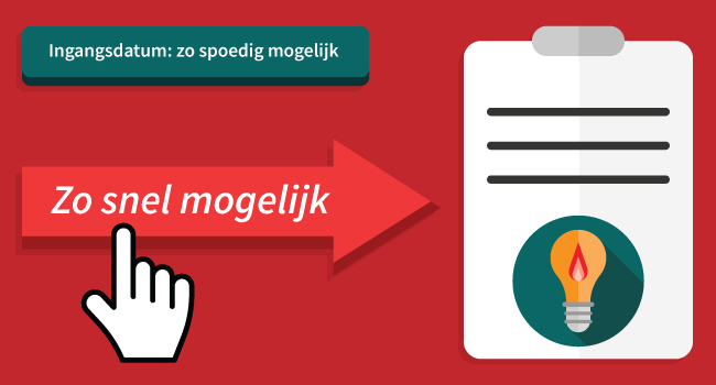 Wat betekent ‘zo spoedig mogelijk’ overstappen?